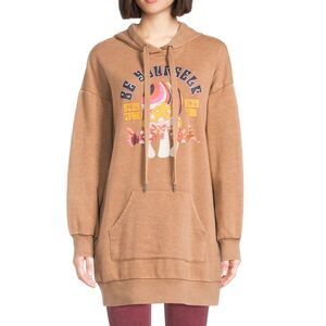 Nobo Be Yourself Mushroom Oversized Tunic Hoodie Large